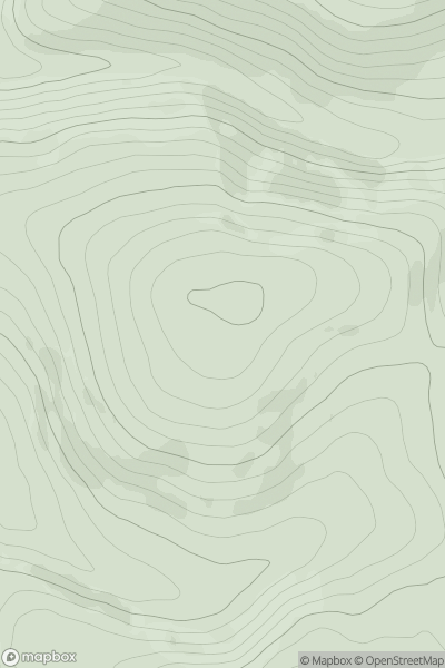 Thumbnail image for Grey Hill [The River Tweed to the English Border] showing contour plot for surrounding peak